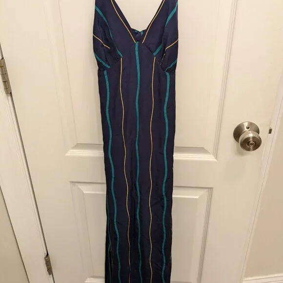 Layton Midi Dress in Stripe (Madewell) - Size 4 - Picture 2 of 3